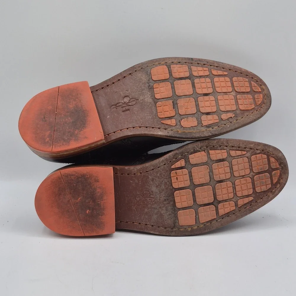 Cole Haan Wingtip Oxford Shoes Mens Size 10.5 Brown Leather Brogue Casual‎ Dress